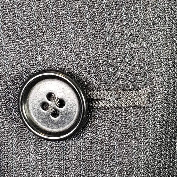 CANALI Coat Sport Jacket Blazer Wool Gray Stripe Three Button Mens 54L US 44 - Picture 11 of 15